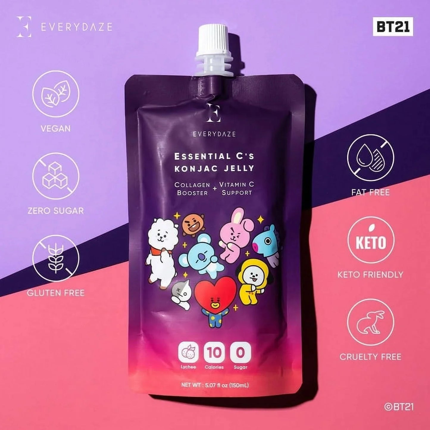 Essential C's Konjac Jelly BT21 Edition