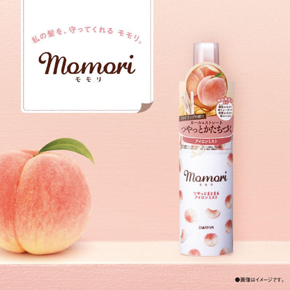 Momori Peach Glossy Iron Hair Mist
