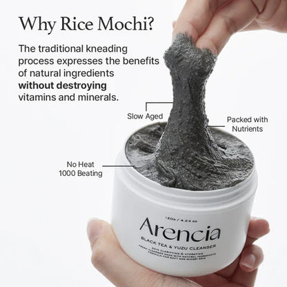 Black Tea Rice Mochi Cleanser